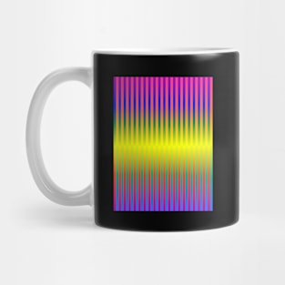 Dark and Light Rainbows (Stripes) Mug